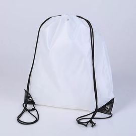 Китай Рюкзак Дравстринг Трайннинг белый, водоустойчивая большая сумка спорт Дравстринг поставщик