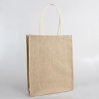 Китай Браун повторно использовал сумки джута Эко дружелюбные, небольшие хозяйственные сумки хэссян джута компания