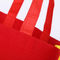 Большие не сплетенные хозяйственные сумки полипропилена/многоразовая сумка красного цвета не сплетенная поставщик