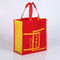 Большие не сплетенные хозяйственные сумки полипропилена/многоразовая сумка красного цвета не сплетенная поставщик