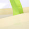Сумки ткани желтого цвета шелковой ширмы не сплетенные с Яблоком на поверхности поставщик