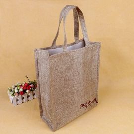 Складные квадратные сумки Тоте джута с цветом печатания передачи тепла опционным