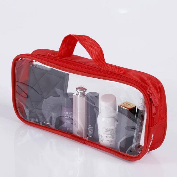 Эко- дружелюбная сумка ПВК косметическая с печатанием передачи тепла шелковой ширмы
